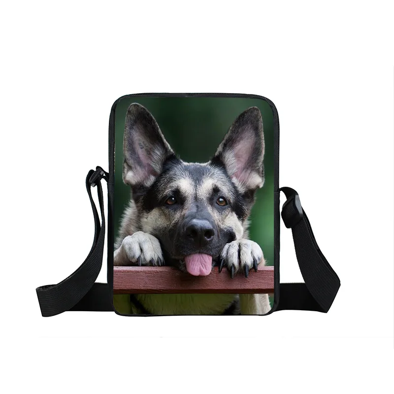Собака боксёр/немецкая овчарка мини-сумка-мессенджер детские школьные сумки бультерьер детская книжная сумка бульдог животное школьная сумка подарочные сумки