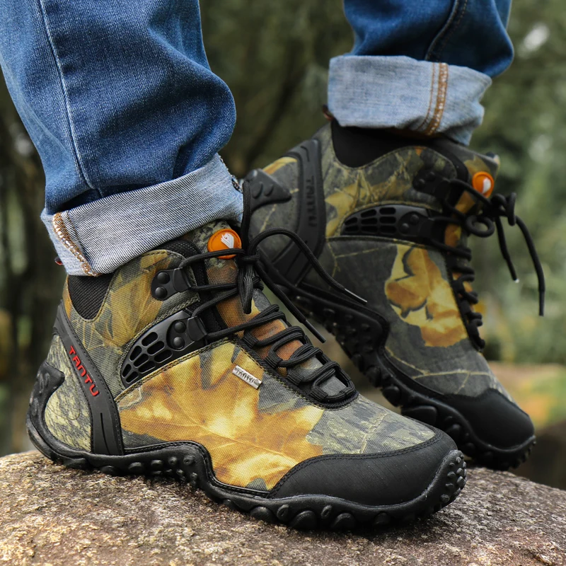 MANLI Men Hiking Shoes High Top Trekking Boots Waterproof Trekking Boots Breathable Sports Climbing Shoe Outdoor Walking Sneaker MANLI Men Hiking Shoes High Top Trekking Boots Waterproof Trekking Boots Breathable Sports Climbing Shoe Outdoor Walking Sneaker
