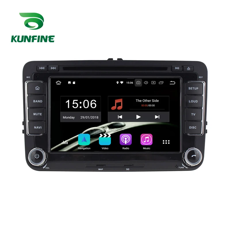 Perfect Android 9.0 Core PX6 A72 Ram 4G Rom 64G Car DVD GPS Multimedia Player Car Stereo For VW Jetta 1999-20050 Radio Headunit 2