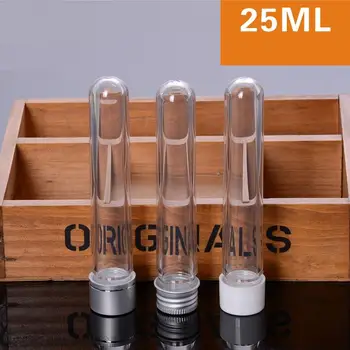

free shipping 10pcs/lot 25ml PET Refillable bottle with Pressure sensitive piece,mask/bath salt plastic Face film tube