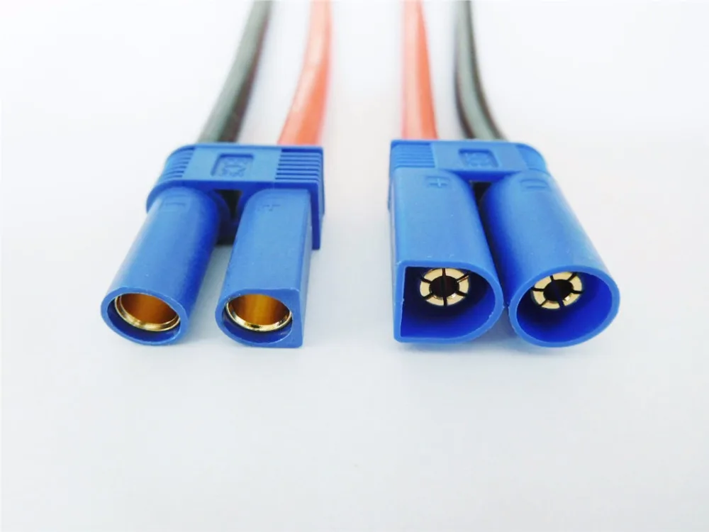 EC5 мужской женский соединительный пигтейльный кабель 10 см 10# 10AWG силиконовый провод RC Lipo батарея