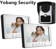 Yobang Security Freeship By 700TVL 7″ TFT Wired Video Intercom Doorbell Rainproof Door Phone Camera Video Intercom for Villa
