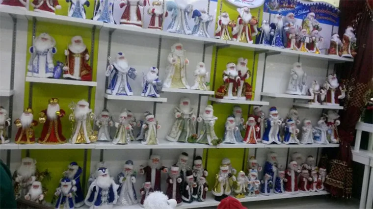 Decorações de Boneca para Crianças Russo Musical Papai Noel Natal Criativo 12 Polegada Elétrica Falando Brinquedos 16 falando brinquedos boneca para crianças