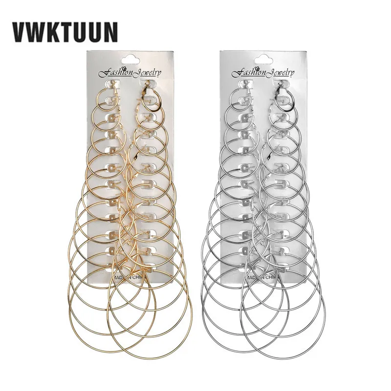 

VWKTUUN Stud Earrings for Women Jewelry New Brincos Boucle d'oreille Enamel Gold Color Earring For Woman Earings Fashion jewelry