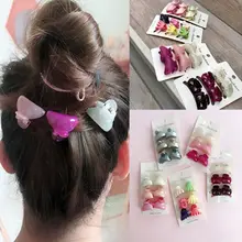 Корейский стиль, акриловый зажим для волос, полупрозрачный Тоон, фиолетовая маленькая Заколка-крабик, модные женские заколки для волос, простые инструменты для укладки волос