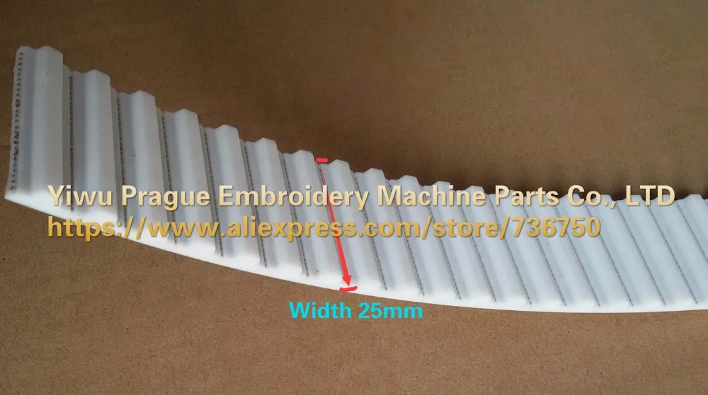 

1 meter Timing Belt band T10 width 25mm X Y Axis driving belt for Tajima and Chinese embroidery machine spare parts store 736750