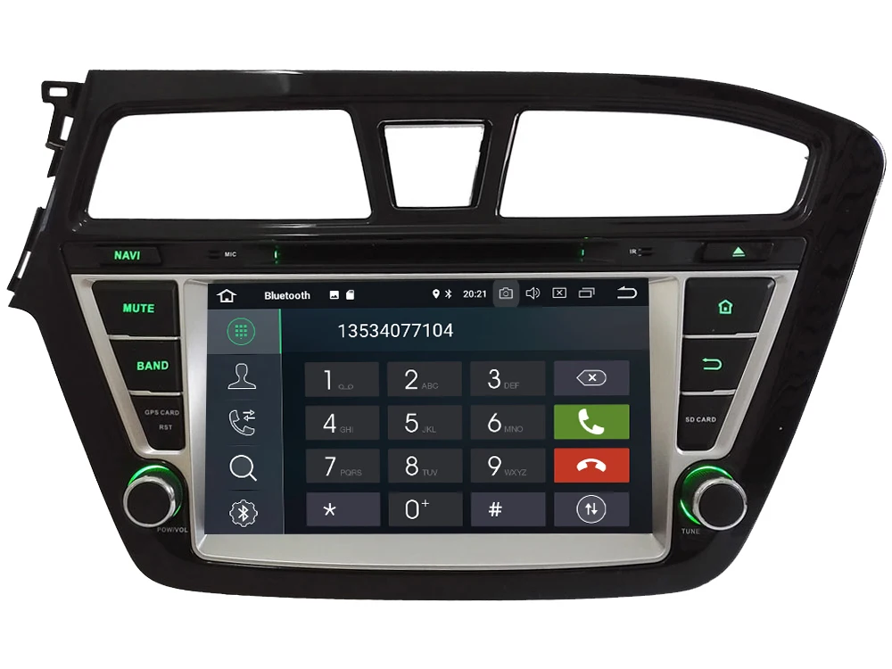 Excellent KLYDE 8" Octa Core 4G WIFI Android 8.0 7.1 4GB RAM 32GB ROM BT Car DVD Player Radio GPS Navigation For Hyundai I20 2014-2017 LHD 1