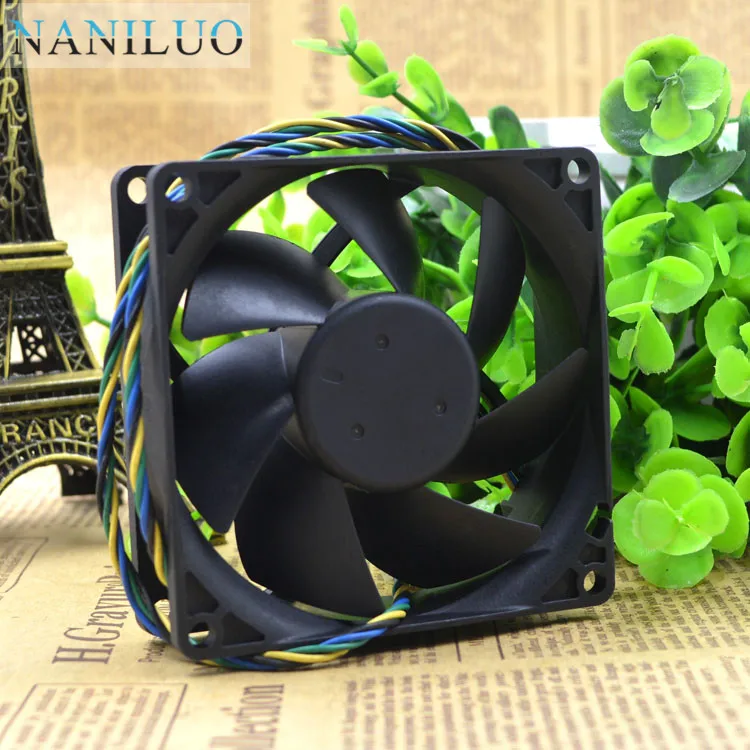 Вентилятор охлаждения NANILUO pwm 80 мм dc brushless AFB0812SH 80*80*25 DC12 в 0 60 а 4 контактный 4500 об/мин