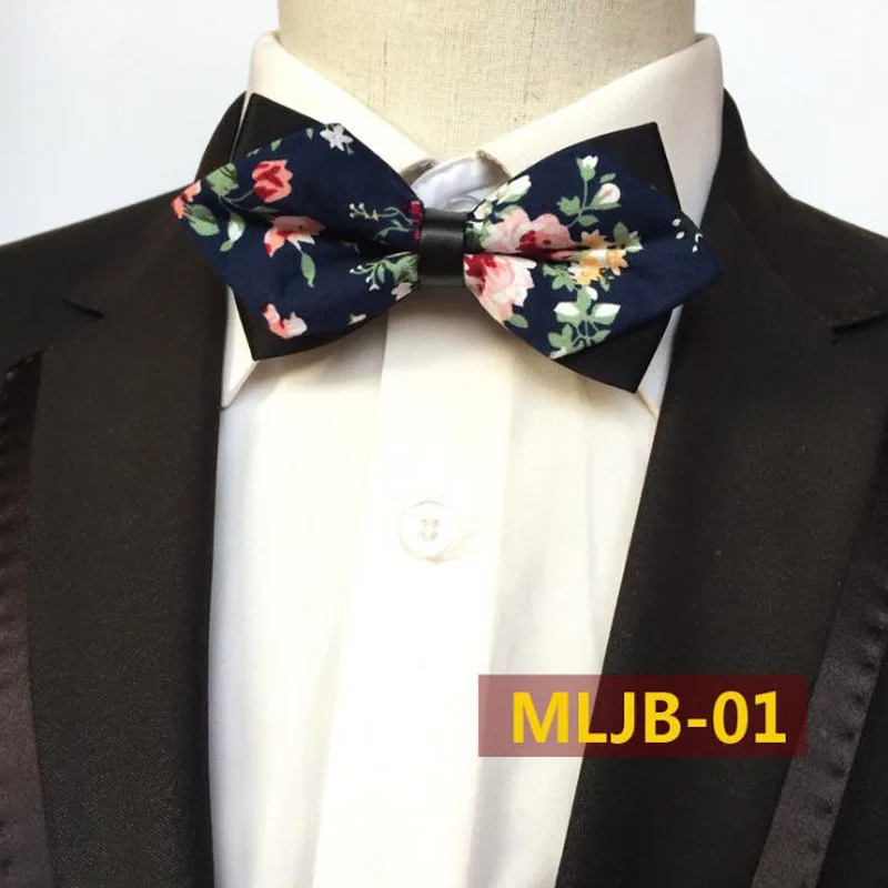 New Style Plaid Man Bowtie Printed cotton bow tie bow Striped Butterfly