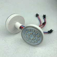 Прибор приемно-60 мм парк развлечений светодиодная точечная лампа 18 светодиодов 5050; DC24V; 4,32 Вт; IP65; UCS2903 IC