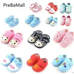 Детская обувь для маленьких мальчиков и девочек; мягкая обувь для малышей; милая детская обувь с цветочным принтом для новорожденных;