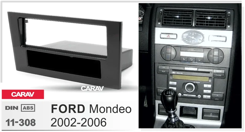 CARAV 11-308 Car Radio Installation Trim Fascia Panel