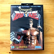 Dynamite Duke 16 Bit MD Game Card with Retail Box for Sega MegaDrive & Genesis Video Game console system