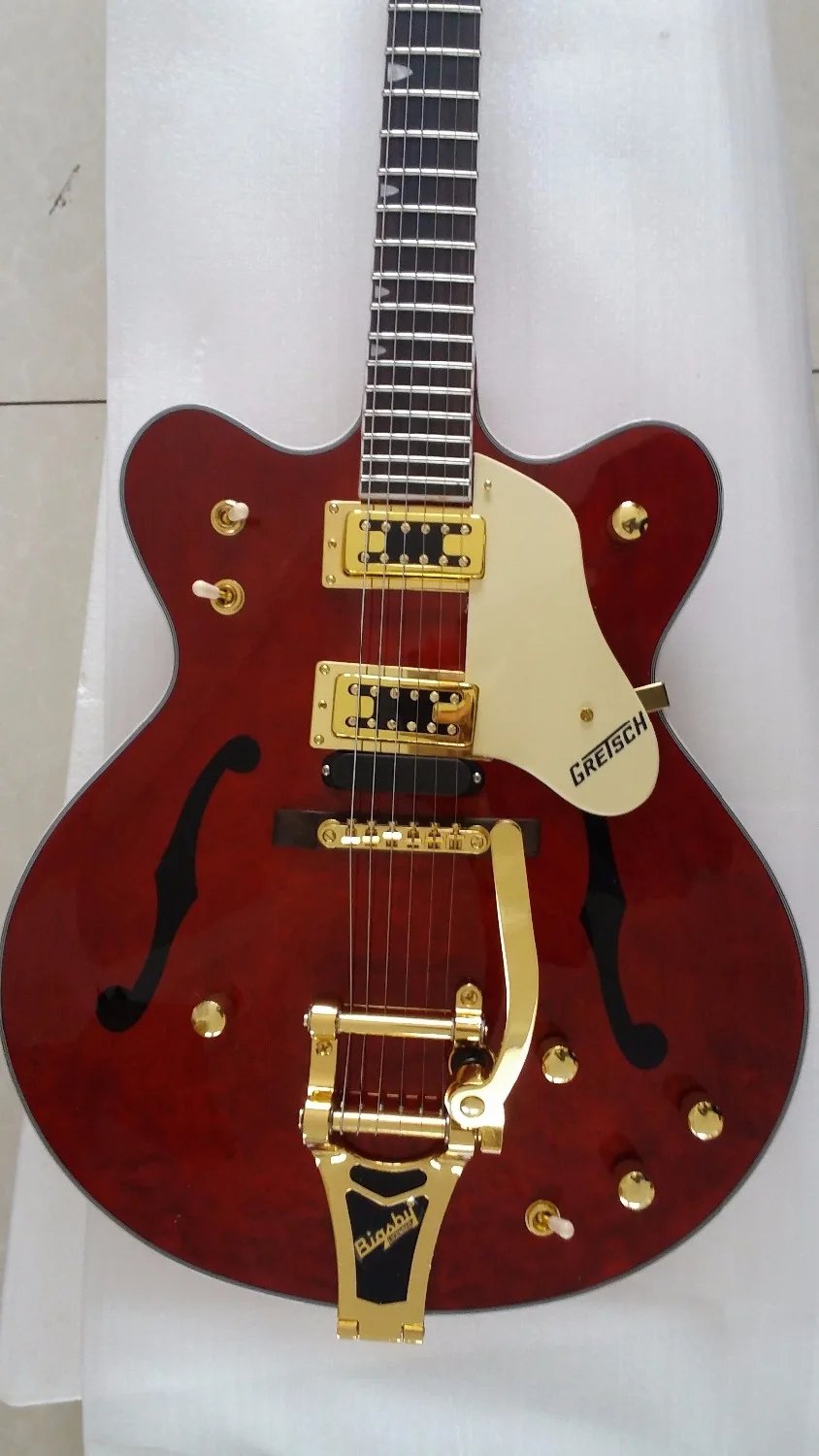 Stock Gretsch Custom Jazz Gretsch Guitar G6122 1962 Chet Atkins Country