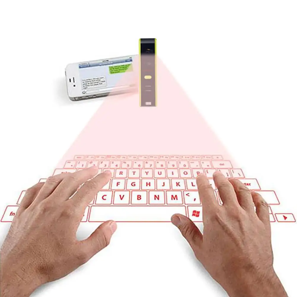 

Bluetooth Laser keyboard Wireless Virtual Projection keyboard Portable for Iphone Android Smart Phone Ipad Tablet PC Notebook
