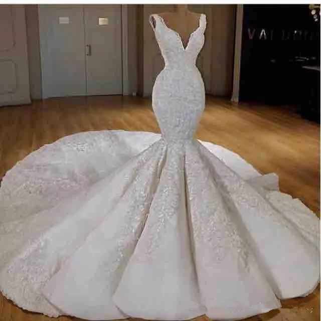 fishtail gown wedding