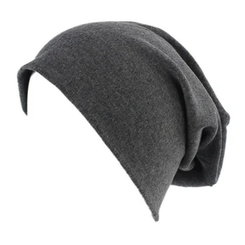 

Beanie Hat Women Men Solid Color Faux Cashmere Long Soft Breathable Folding Portable Elastic Cap Headwear Apparel Accessorie