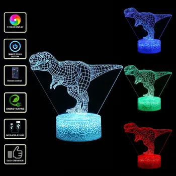 

LED 3D Illuminated Lamp Optical Illusion Desk Night Light With 7 Color Changing Home lighting decoration Home Night Lights