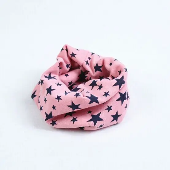 New Children Comfortable soft cotton Scarf Loop Kids Cubs Infinity Scarves 100% Cotton Children Kids O Ring scarf