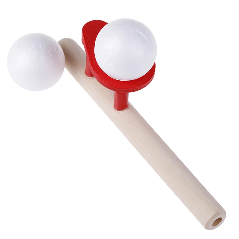 

2019 useful Wooden Blowing Ball Balance Training Vital Capacity Stick for Baby Boy Girl Kid Learning Educational Toys