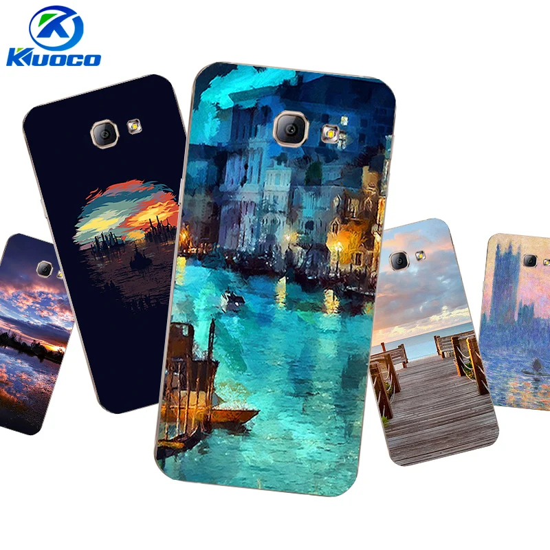Для Samsung Galaxy A8 2016 чехол для J5 2015/2016/2017 J500/J510/J530 Мягкий ТПУ с акварельным принтом |