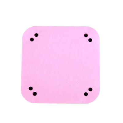 1 шт. тканевый Войлок Настольный лоток для хранения мелочей пригодный для носки и прочный складной для офиса гостиной журнальный столик предметы для хранения - Цвет: Розовый