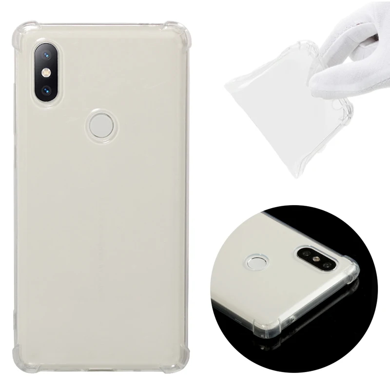 

Ultrathin Anti-knock Soft TPU Silicone Clear Cases Phone Cover Skin Coque Fundas for xiaomi Mi Mix 2s Redmi Note 5 Pro for EU
