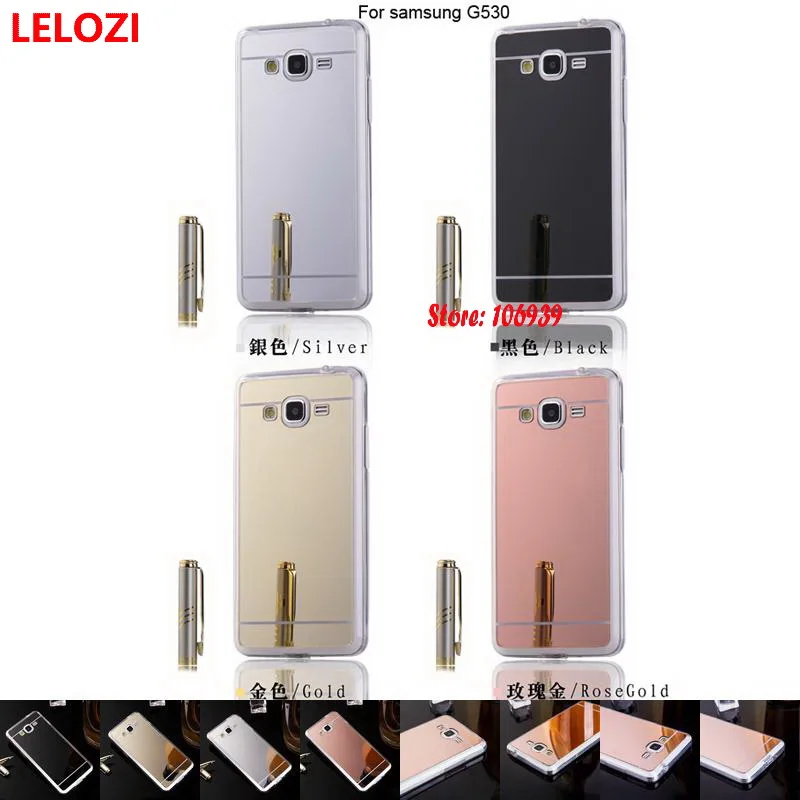 LELOZI Electroplating Soft TPU Mirror Phone Coque Capinha Case Caso Etui For Samsung Galaxy Grand Prime G530 Vintage Gold New |