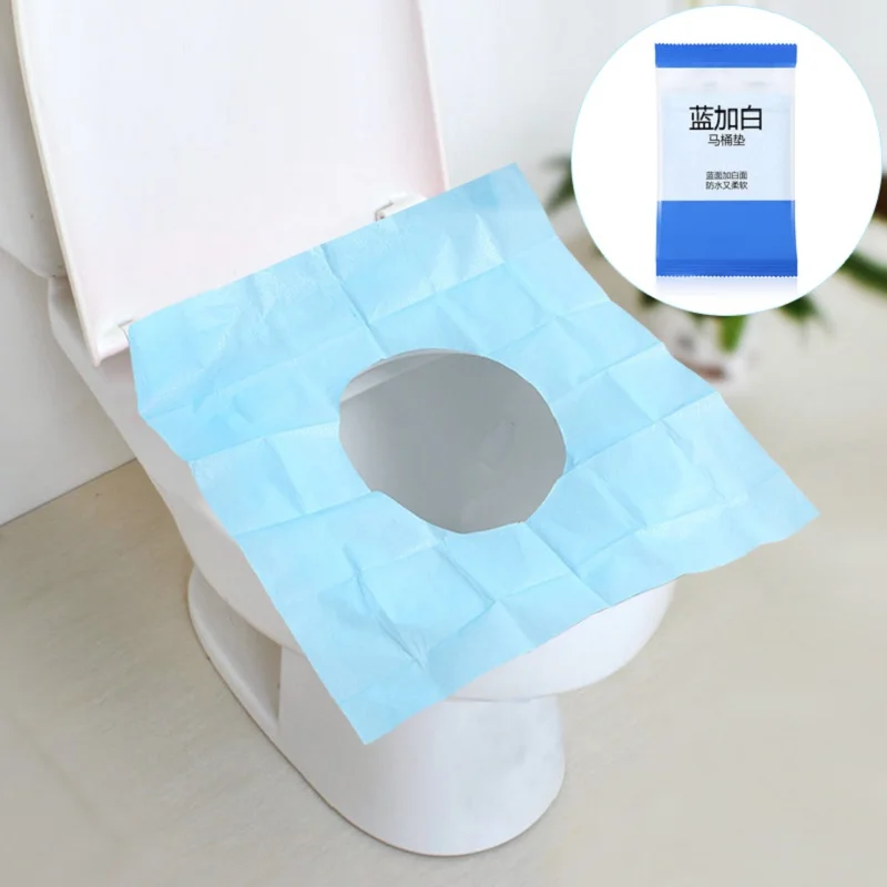 Disposable Waterproof Antibacterial Toilet Seat Cover Paper Pad Cushion | Дом и сад