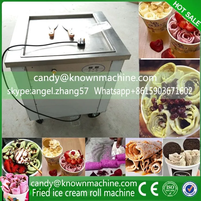 110V ice cream frying machine with temperature control