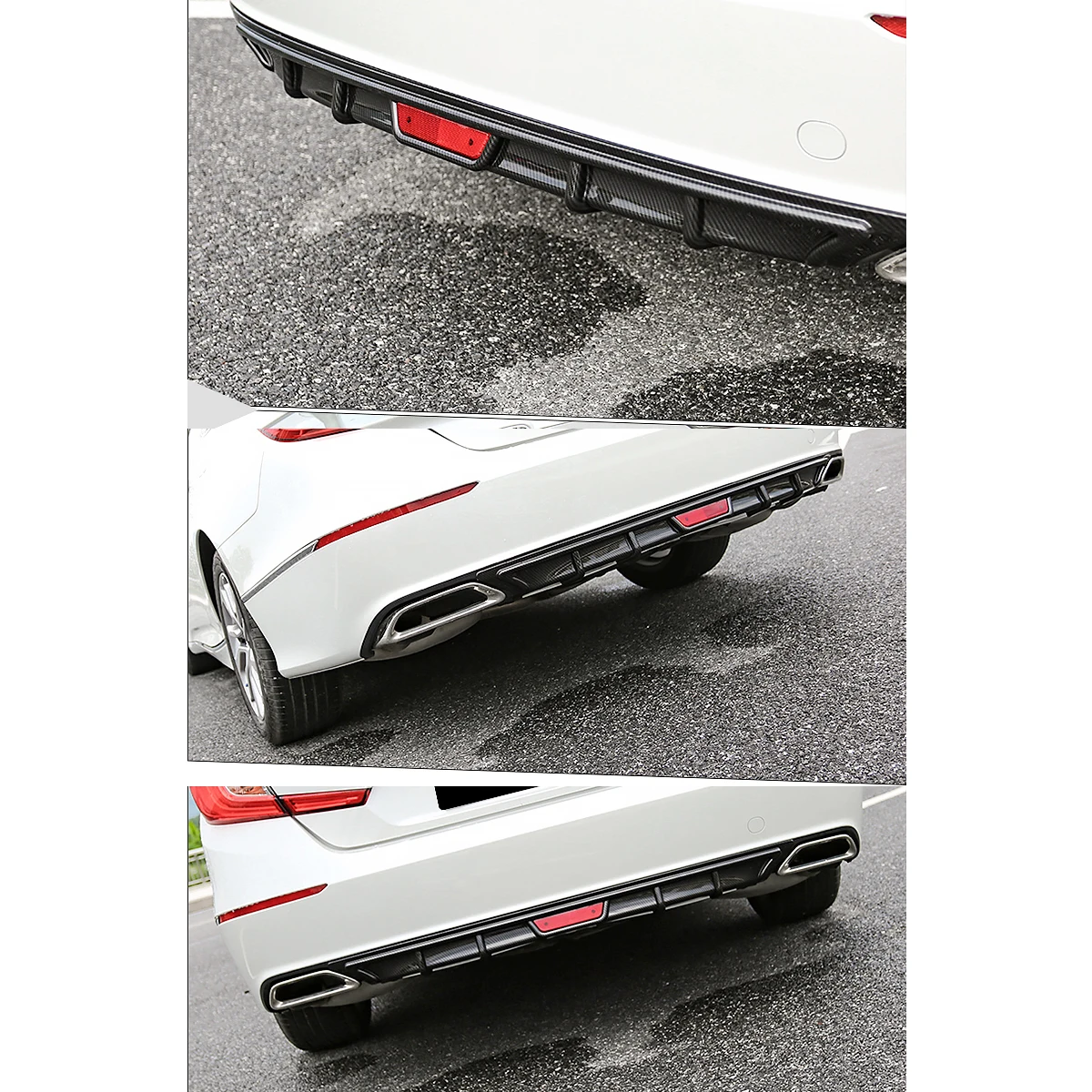 Rear Bumper Lip Diffuser Garnish Body Kit for Honda for