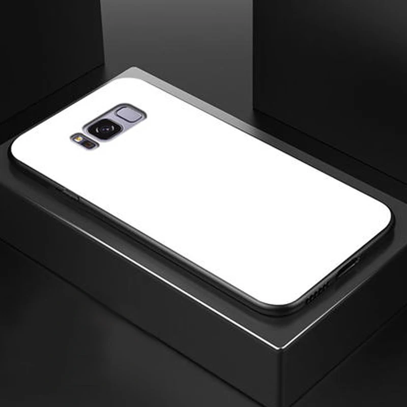 Стеклянная крышка YUETUO чехол для samsung galaxy s10 s8 s9 plus s10e s 8 9 10 e s10plus s8plus s9plus