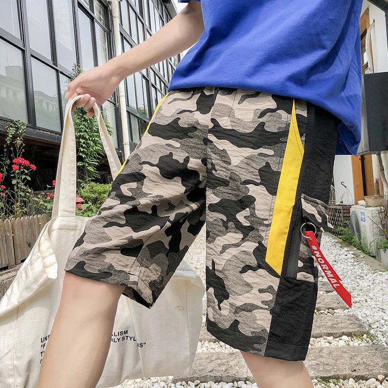 Новые камуфляжные шорты мужские повседневные шорты хитовые шорты мужские комбинезоны мужские шорты Карго