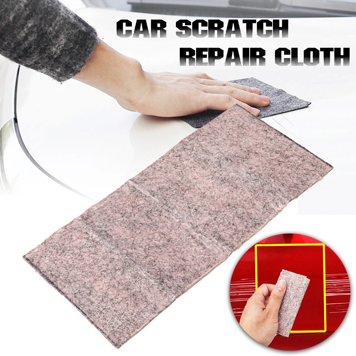 Magic Car Scratch Remover Polish Cloth for Light Paint Scuffs Surface