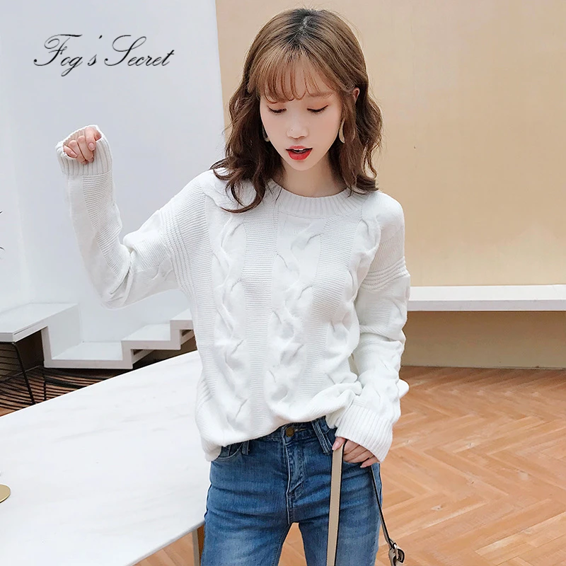 Thick Loose Knitting Sweaters For Women Pullover Warm