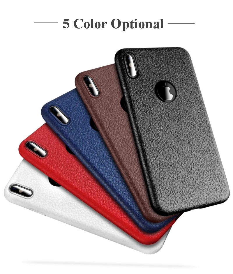 Kisscase чехол на айфон 7 Ультра тонкие телефонные чехлы для iPhone 6S 6 7 8 Plus XS Max Cover Кожаная кожа Мягкий силиконовый чехол TPU для iPhone XR X Shell чехол на айфон 6 чехол на айфон x чехол на айфон xs max XR