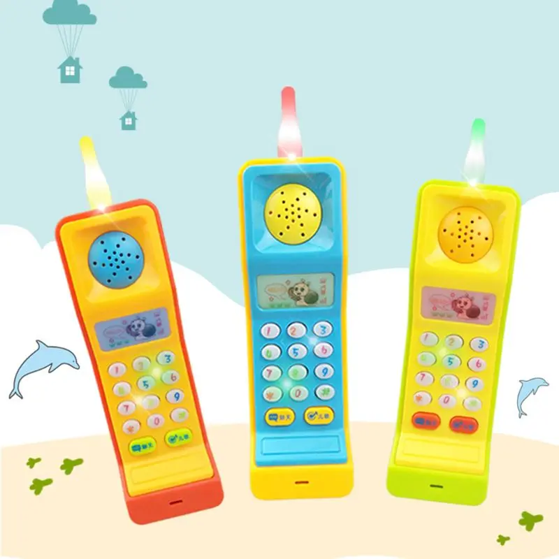 Милые детские музыкальные песенки, звуковые игрушки, Мультяшные кнопки для телефона, развивающая игрушка