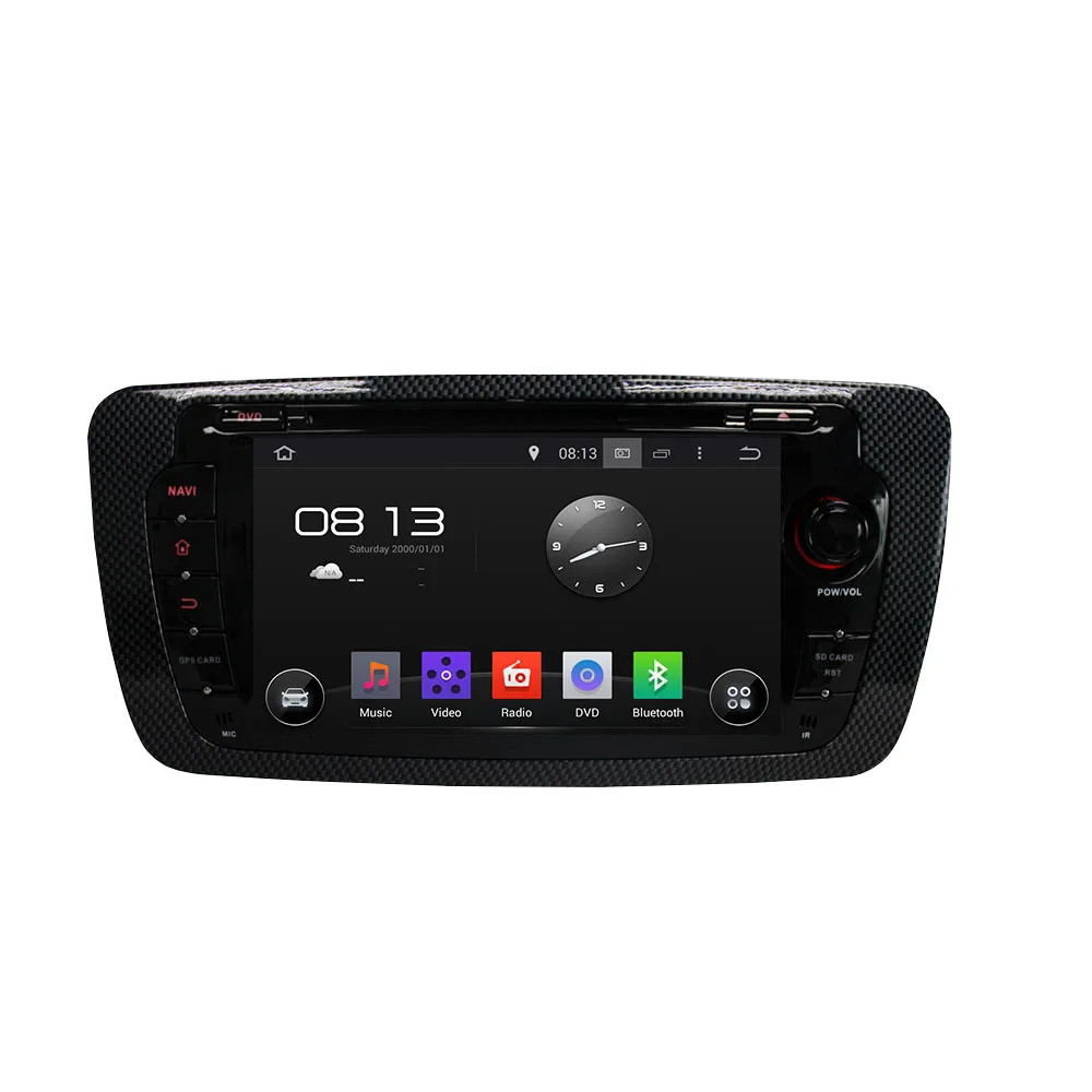Top OTOJETA Android 8.0 car DVD player octa Core 4GB RAM 32GB rom for SEAT IBIZA 2013 radio touch screen gps stereo GPS head units 1