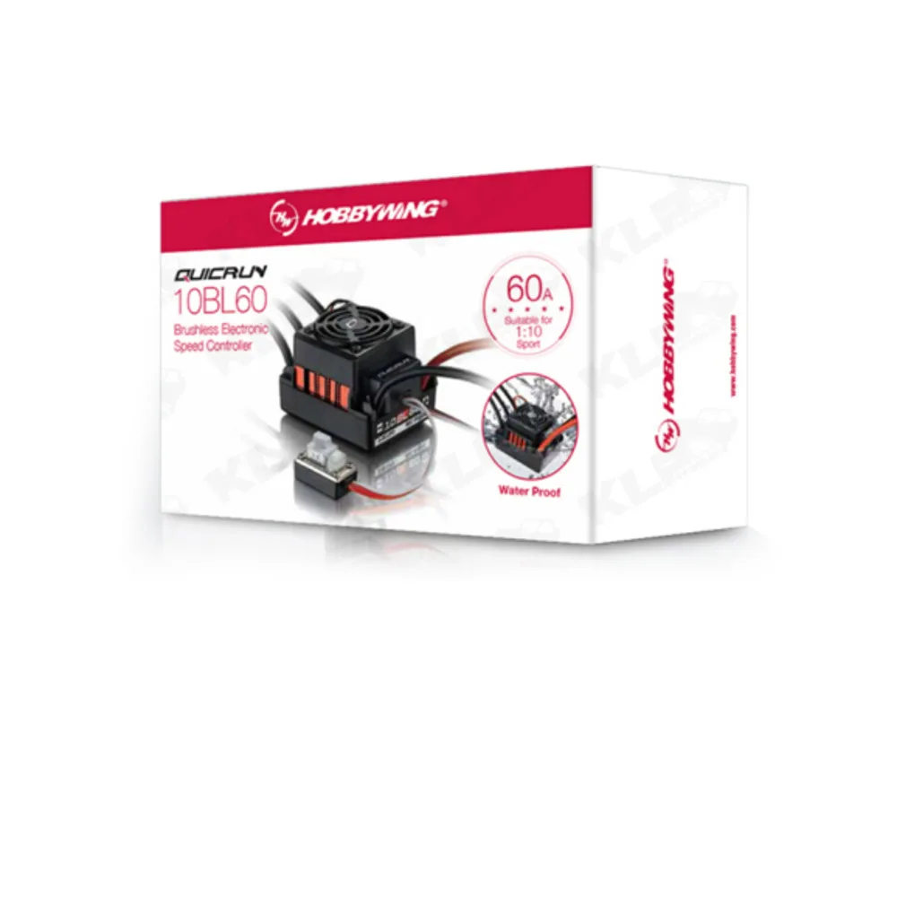 

Hobbywing QuicRun WP 10BL60 Sensorless Brushless Speed Controllers 60A ESC for 1/10