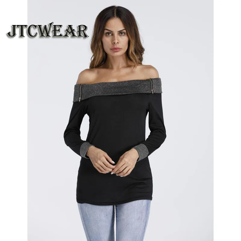 Shirt 2017 winter Women Sexy Solid V Neck Long Sleeve
