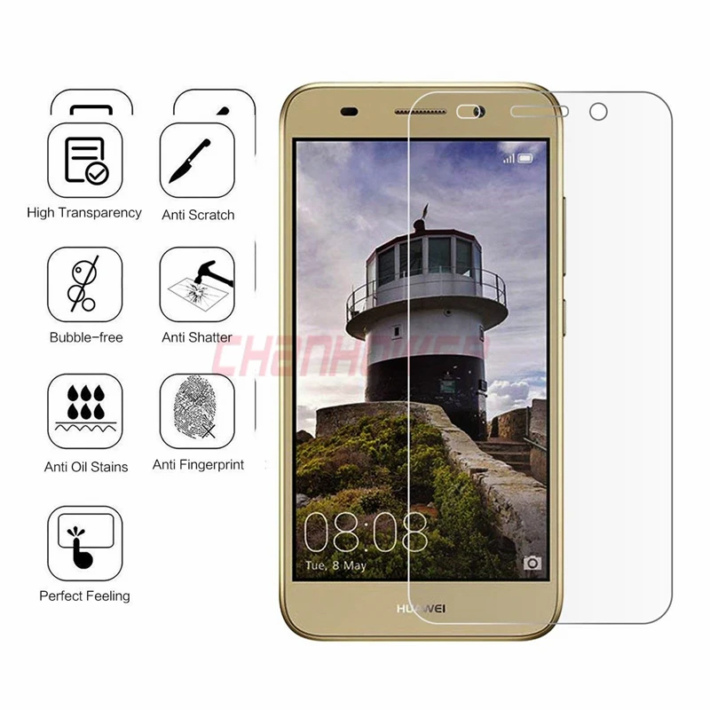 Оригинальное закаленное стекло для Huawei P20 P10 P9 P8 Lite 2017 GR5 Honor 7A Русская версия