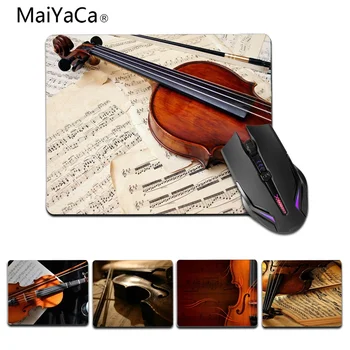 

MaiYaCa New Printed I love to play the violin gamer play mats Rubber Mouse pad Size 250x290x2mm Small Mousepad