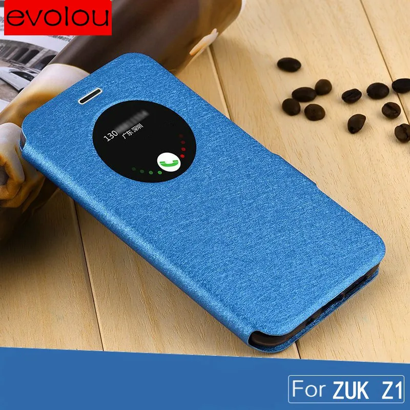 

Luxury PU Leather Cover for Lenovo Zuk Z1 Case Flip Window Cases For ZUK Z1 Z1221 5.5 Inch Stand Phone Bag & Cases Capa