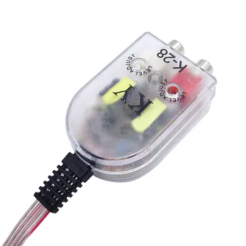

Car Audio Amplifier Speaker High To Low Impedance Converter Adapter Car Stero Radio Speaker Line Audio Impedance