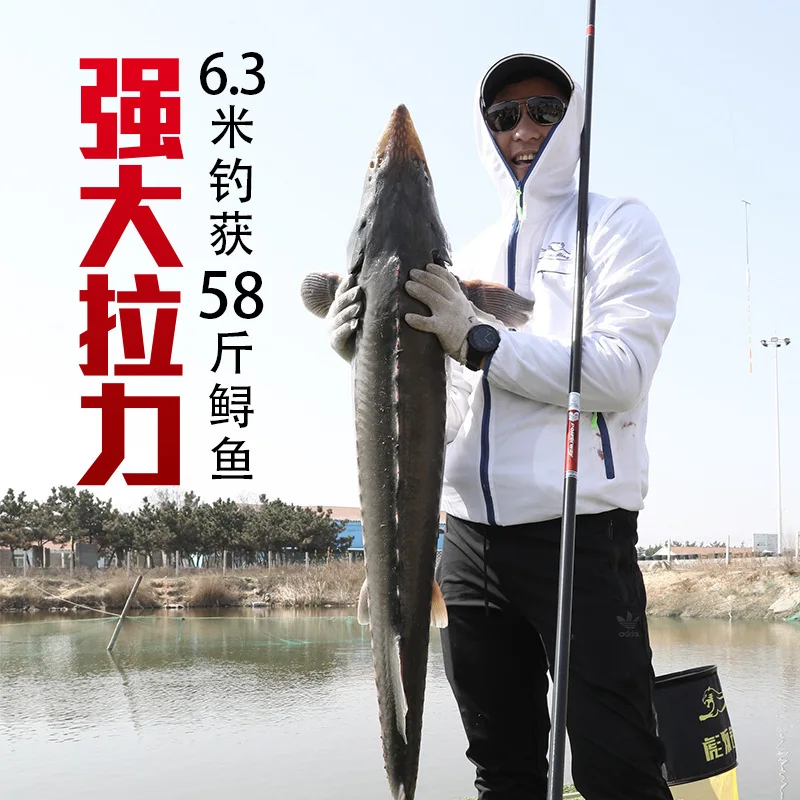 

Strong Carbon Fishing PoleCarbon telescopic sea beach pier boat surf fishing rod spinning rod popular in 2019 for big fish