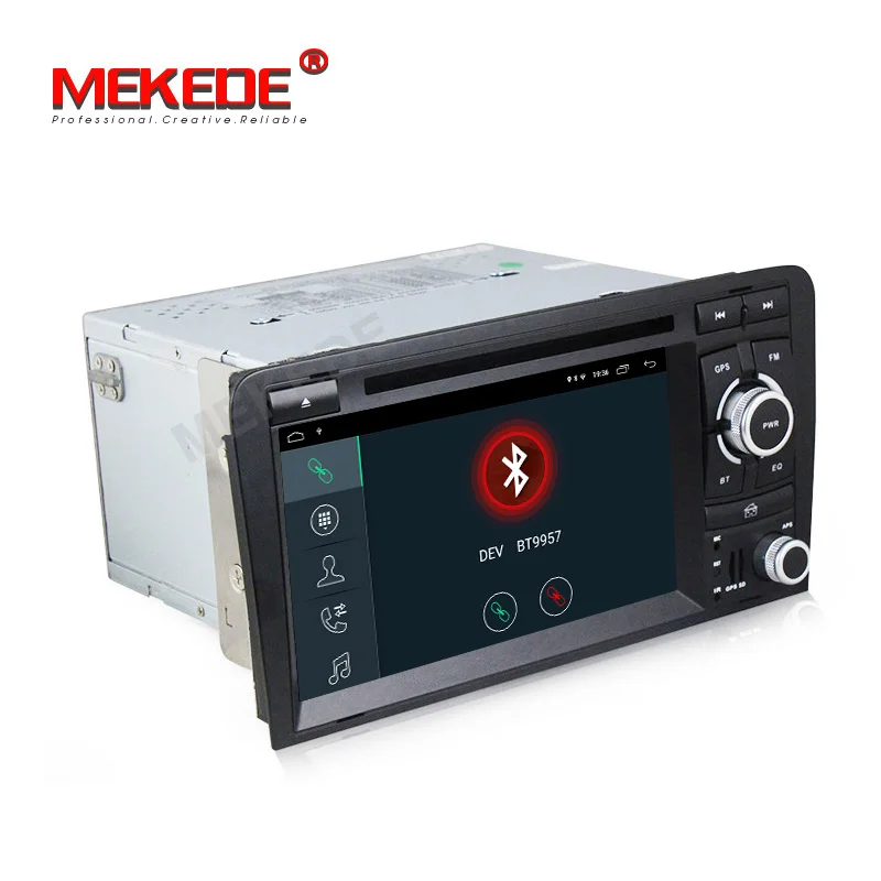 Top MEKEDE Android 9.1 Car GPS navigation DVD player For Audi A3 S3 2003-2012 RS3 auto Radio  WIFI BT multimedia 2G RAM 32G ROM 3
