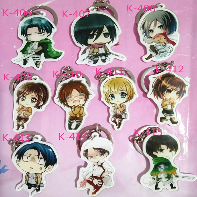 10 шт./компл. аниме брелок Shingeki no Kyojin Аниме атака на Титанов Крылья Свободы