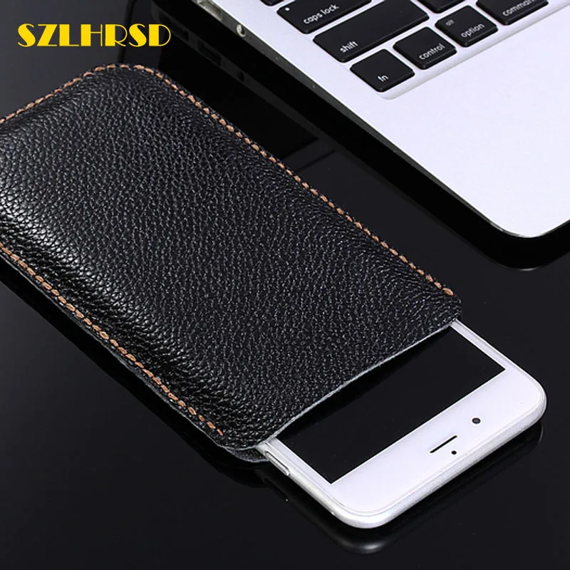 

for Nokia 4.2 3.2 3.1 5.1 6.1 7.1 8.1 Genuine Leather Phone bags for Nokia 7 Plus Cases Flip cover slim pouch stitch sleeve