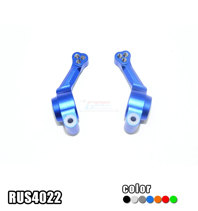 

GPM 1/10 TRX RUSTLER 4X4 VXL 67076-4 ALUMINUM ALLOY REAR KNUCKLE ARM -SET RUS4022
