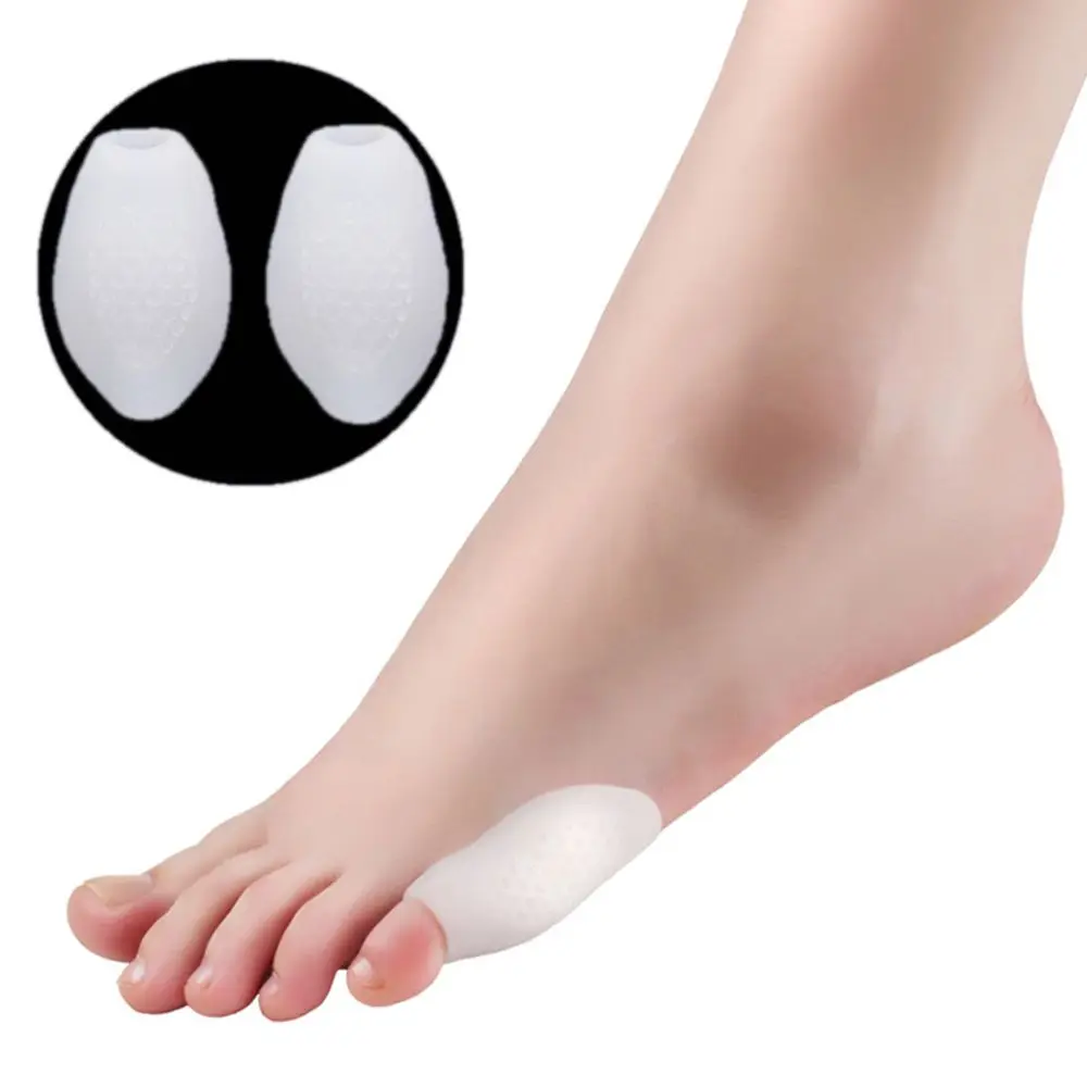 1Pair Silicone Overlapping Hammer Toe Separator Corrector Gel Foot Care Protector Hallux Valgus Orthopedic Fingers Separators